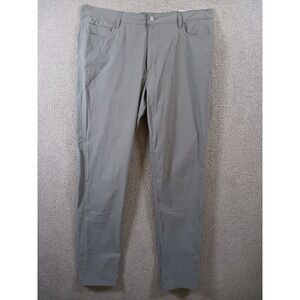 VTG 1946 Mens Pants Size 38 Gray Stretch Performance Golf Casual NWT